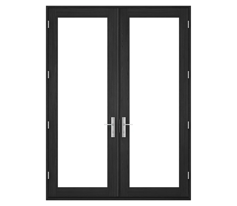 Pella Reserve Contemporary Wood Hinged Patio Door in Houston